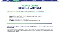 SIte internet France Chimie Nouvelle Aquitaine Hugo ROUGE
