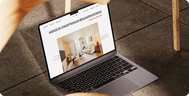 Mockup du site internet de Nomad Eleven à La Rochelle